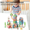 Suspension Flying Ball Guangzhou Building Blocks Race Track Set Interaction Toys for Children and Parents with Rolling Ball Game