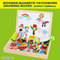 2in1 Drawing Board Custom Brain Games Animal Jigsaw Puzzle Wooden Toys for Kids