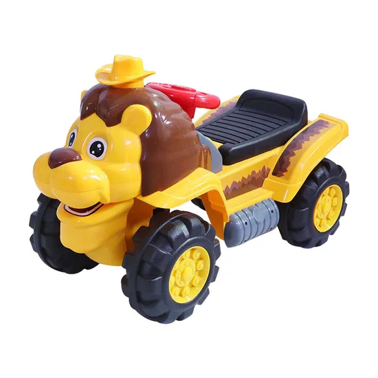 Wholesale Baby Cartoon Animal Lion Electric Ride on Plastic Balance Car