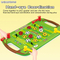 Wholesale Children Montessori Interactive Fun Plastic Whack a Mole Board Game Electronic Hammer Toy for Kids