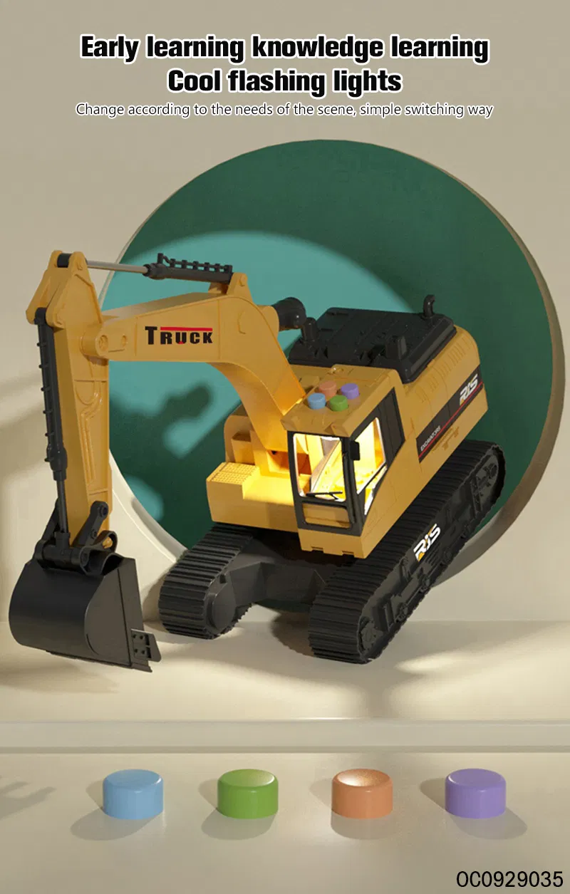 Track Slot Adventure Excavator Game Montessori Educational Toys for Boys