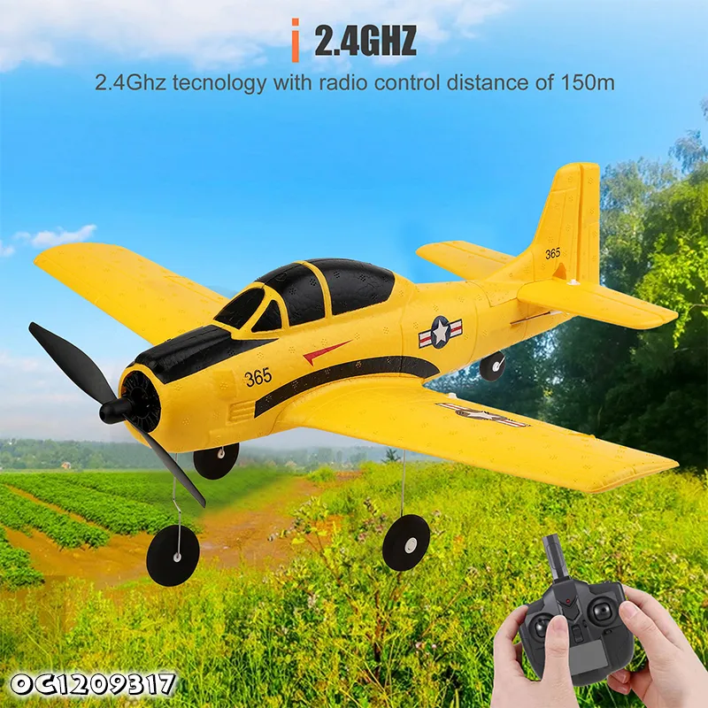 Wholesale 2.4G Foam Model RC Plane Big Size Flying Toy Helicopter Remote Control Aircraft