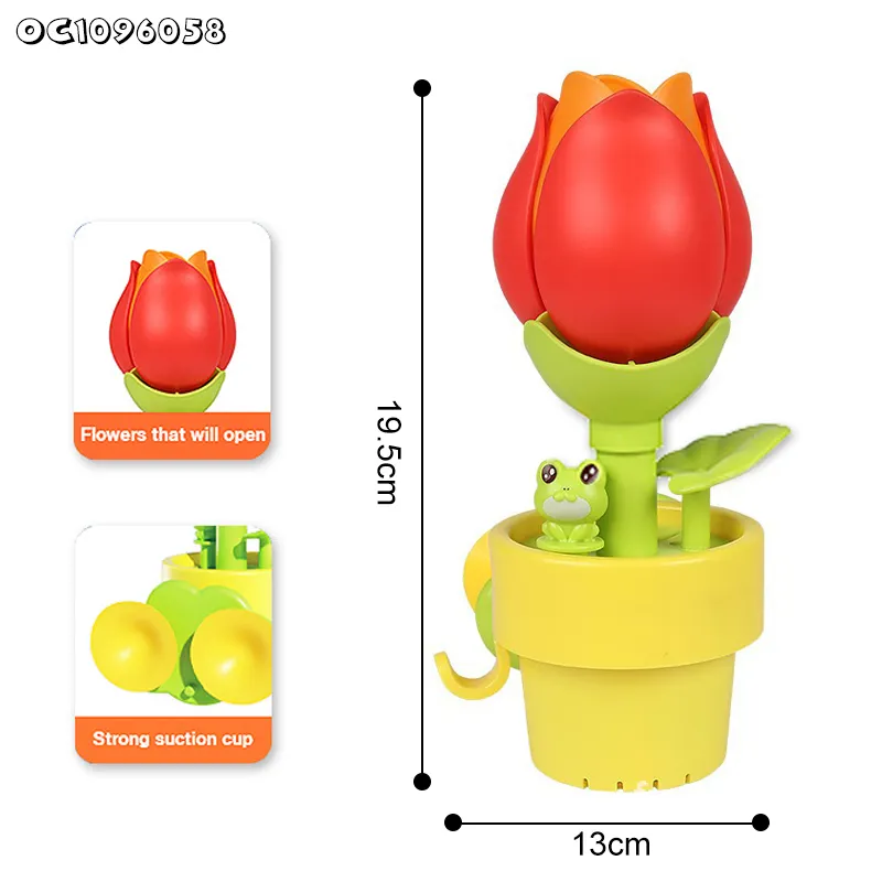 Wholesale Children Bathroom Flower Summer Water Play Game Equipment Splashing Baby Bath Toy