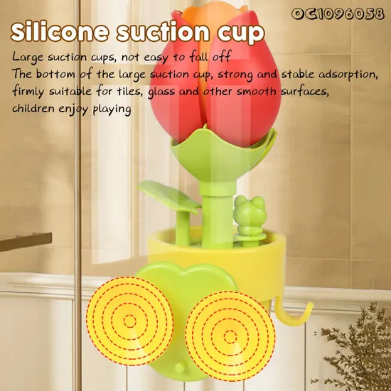 Wholesale Children Bathroom Flower Summer Water Play Game Equipment Splashing Baby Bath Toy