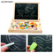 2in1 Drawing Black Board Wooden Toys Montessori Magnetic Jigsaw Puzzle Children's Intelligence Early Education Toy