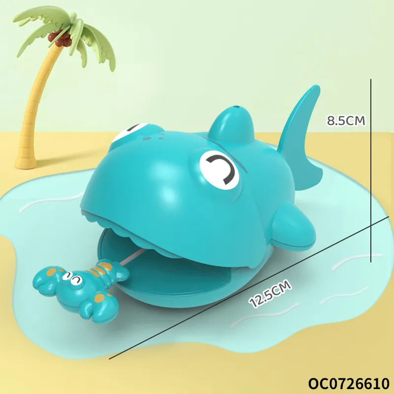 Wholesale Montessori Children Interactive Summer Educational Gamesanimal Swimming Plastic Baby Bath Toy for Baby