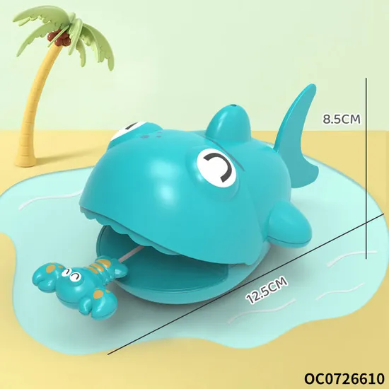 Wholesale Montessori Children Interactive Summer Educational Gamesanimal Swimming Plastic Baby Bath Toy for Baby