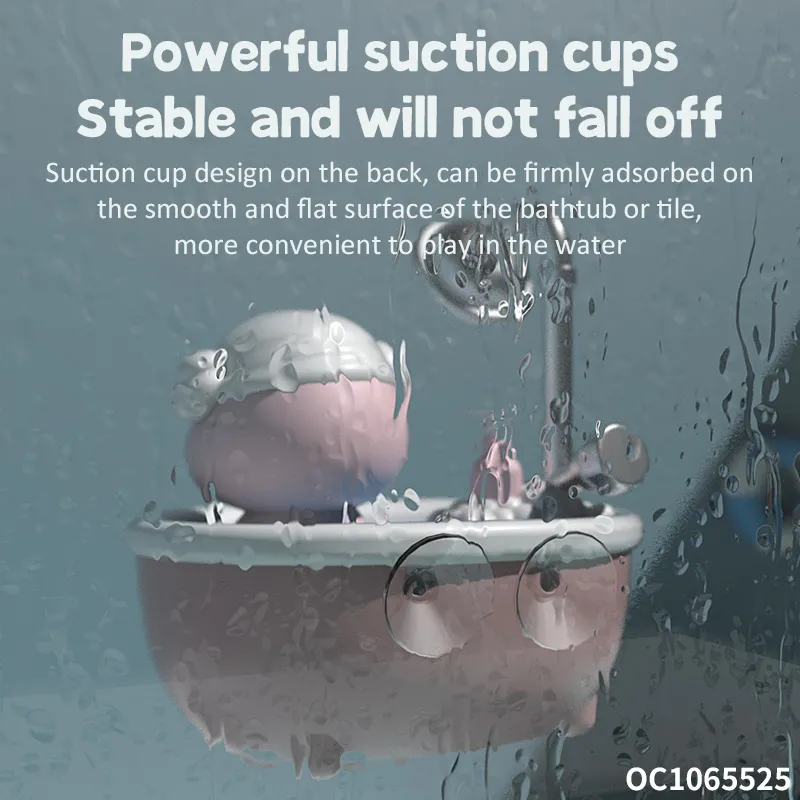Wholesale Children Summer Gift Electronic Floating Shower Head Shower Sprinkler Baby Bath Water Play Game Toy