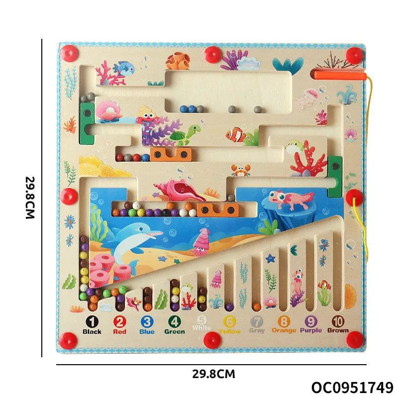 Children Educational New Wooden Brain Teaser Puzzle Toys Jigsaw Puzzle Toy for Kids