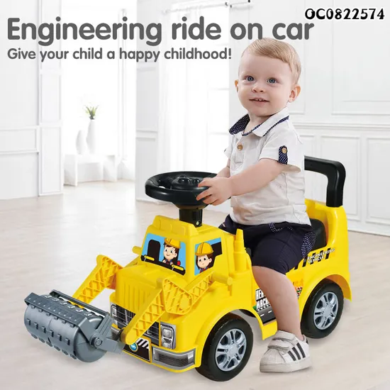 Wholesale Children Engineering Series Truck Model Kids Electric Ride on Car with Music