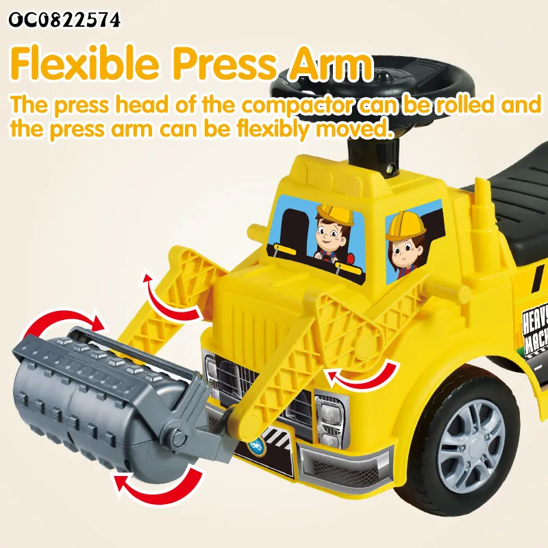 Wholesale Children Engineering Series Truck Model Kids Electric Ride on Car with Music