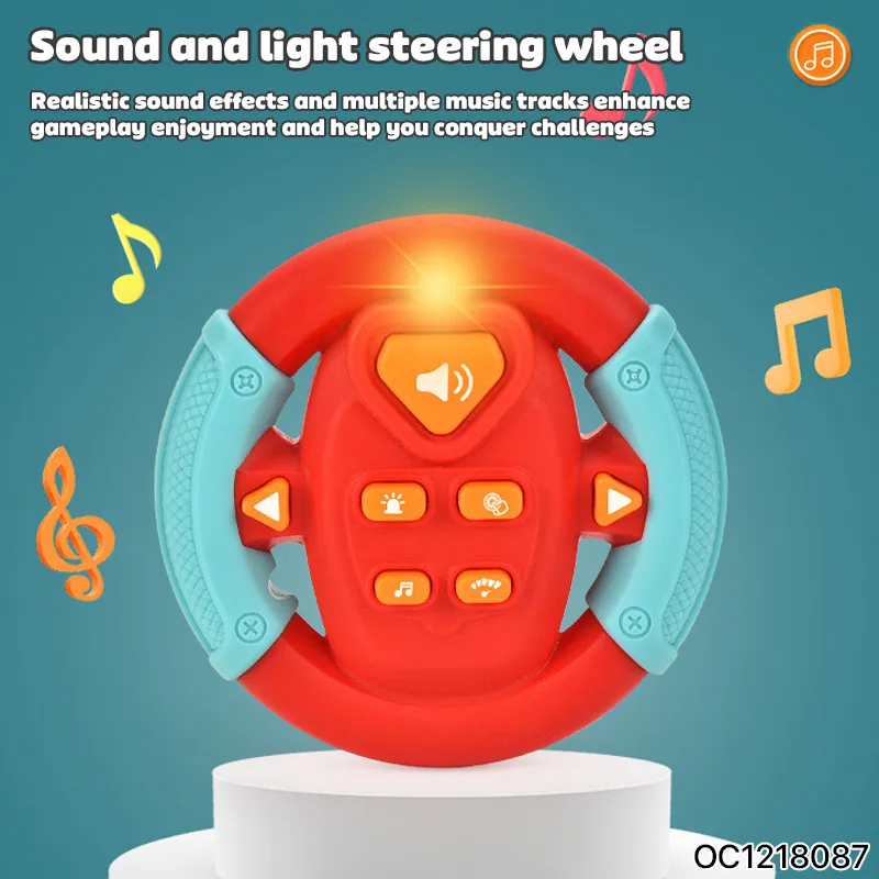 Custom Board Games Children Educational Interesting Bus Taxi Car Adventure on Track Plane Steering Wheel Set Toys for Kids