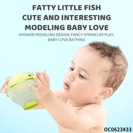 Wholesale Bathroom Educational Baby Funny Plastic Bathtub Water Sprinkler Baby Bath Toy for Kids