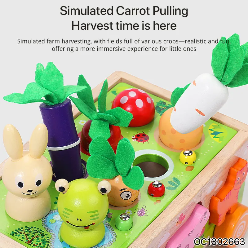 3D Matching Animal Shape Children Wooden Jigsaw Puzzle Educational Toy for Kids DIY Games with storage Box