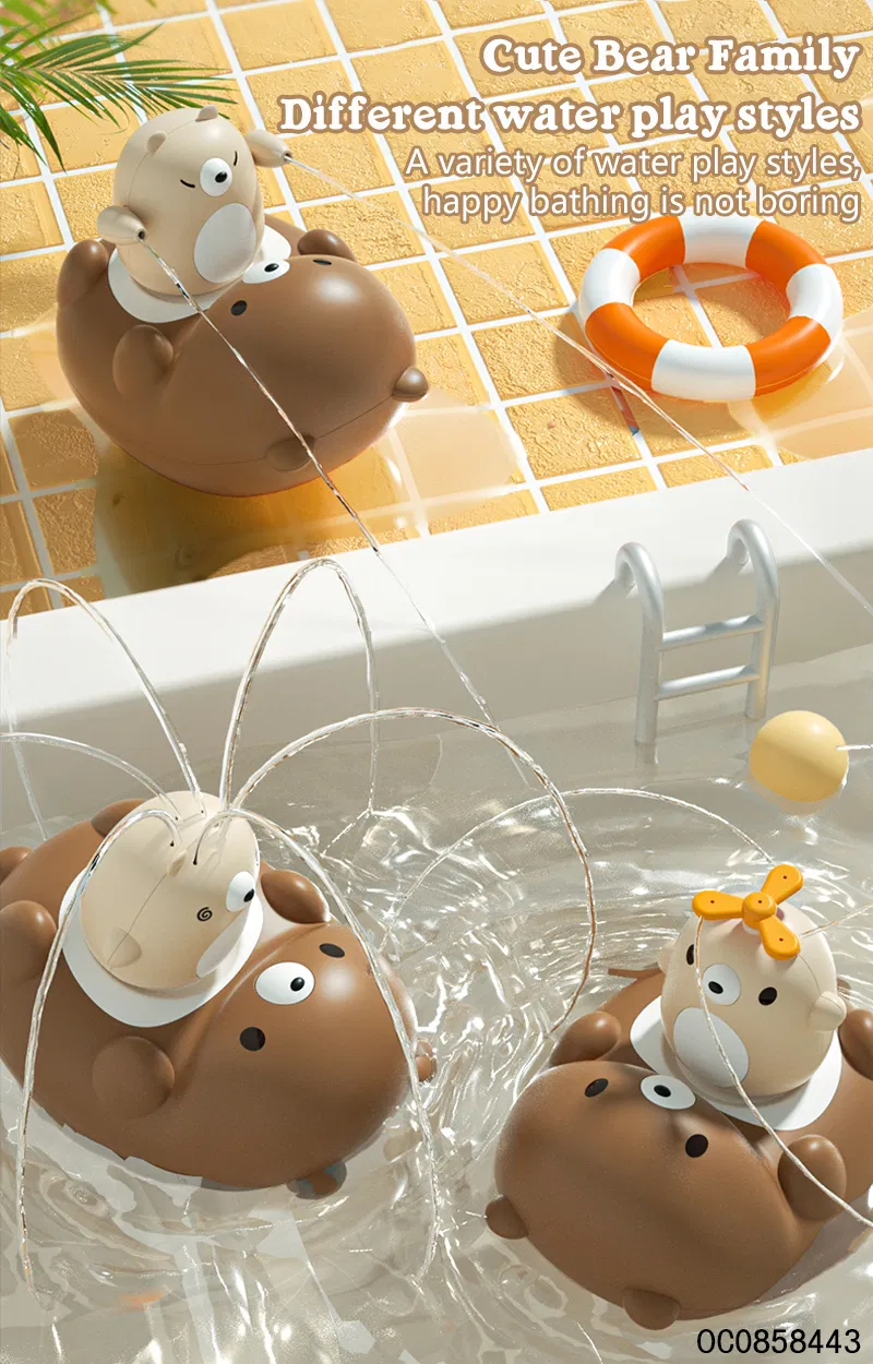 Wholesale Spray Animal Bathroom Baby Bath Cartoon Water Games Toy for Children