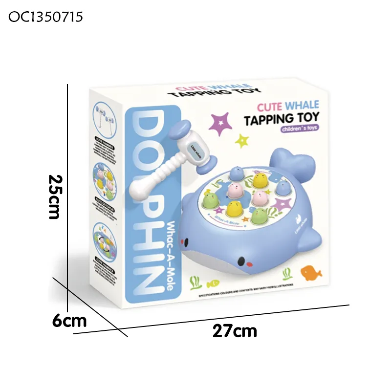 Wholesale Montessori Children Interactive Hammer Fun Electronic Game Whack a Mole Kids Board Game Toy