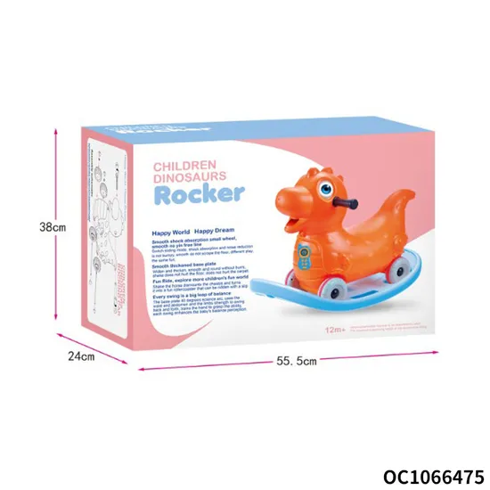 Wholesale Baby Balance 2in1 Big Cartoon Animals Dinosaur Baby Horse Kid Ride on Car Toy