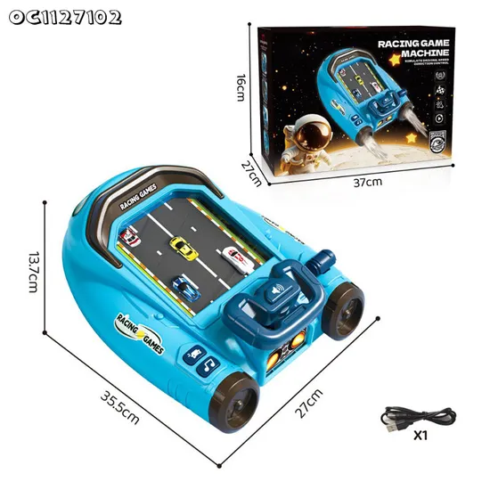 Wholesale Montessori Electronic Interactive Car Adventure Game Racing Adventure Steering Wheel Toys for Kids with Music