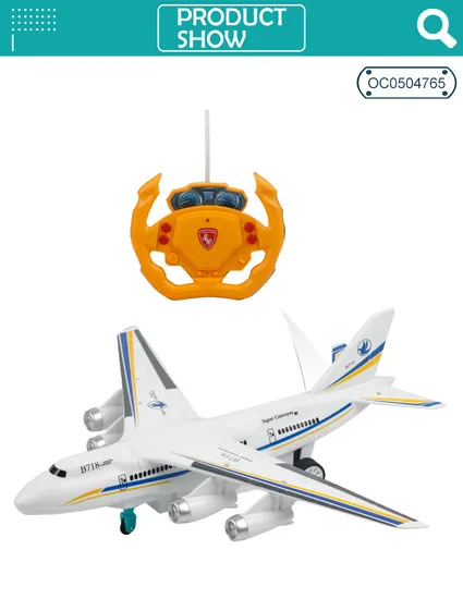 Wholesale Small Plastic Airplane Remote Control RC Helicopter Plane with Light