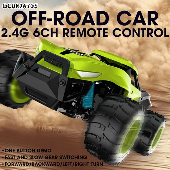 2.4G 6 Channel Stunt Speed Toys Kids Electric off Road RC Remote Control Car