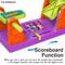 2 Players Ball Shooting Machine Volleyballboard Interactive Games for Kids Children