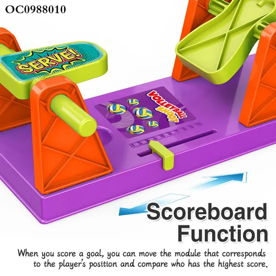 2 Players Ball Shooting Machine Volleyballboard Interactive Games for Kids Children