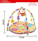 Hot Selling Playmat Portable Newborn Soft Safe Floor Mat Carpet Wholesale Foldable Baby Gym Mat