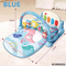Hot Selling Foldable Musiscal Baby Pedal Piano Fitness Music Play Mat with Hanging Rattles