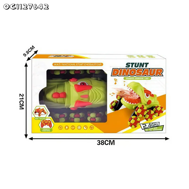Wholesale Dinosaur RC Remote Control New Stunt Car Climbing Toy 360 Rotating