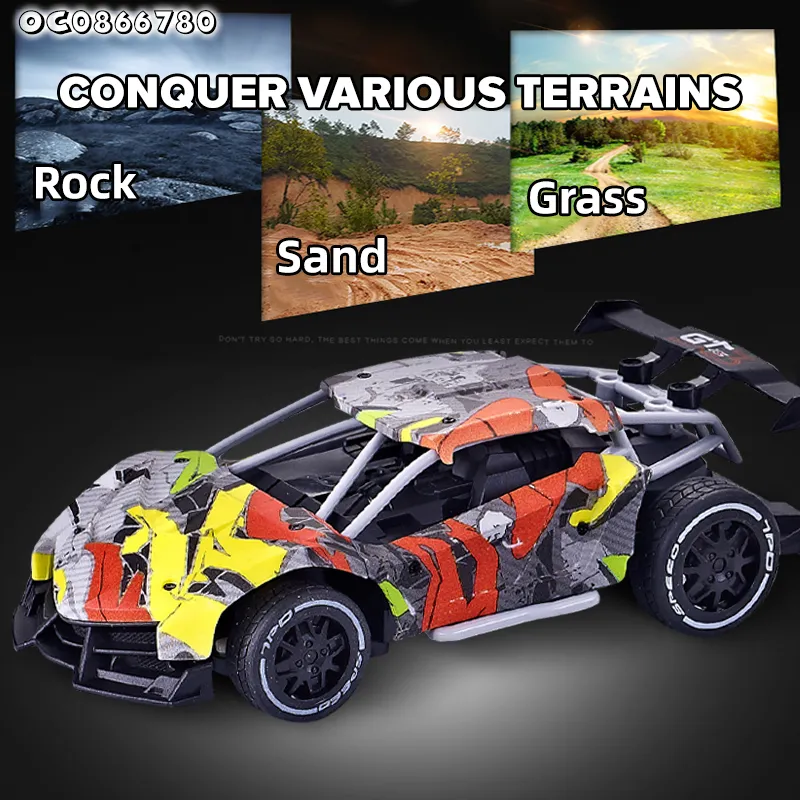 Kids Racing Game Remote Control Mini RC Stunt and 1: 24 Drift Car Toys