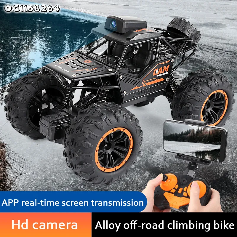 WiFi Connect Climbing Mobile Phone RC off Road Remote Control 1: 24 Scale Alloy Models Car with Camera for Kids