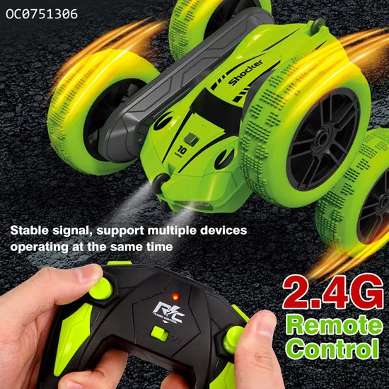 Wholesale 360 Rotation Flips RC Stunt Best Remote Control Car Toy with Light