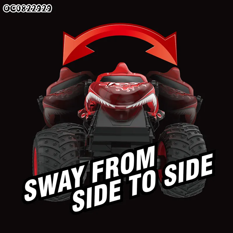 Wholesale Drift Remote Control Shark Stunt Toy 360 Rotation Car with Light Music