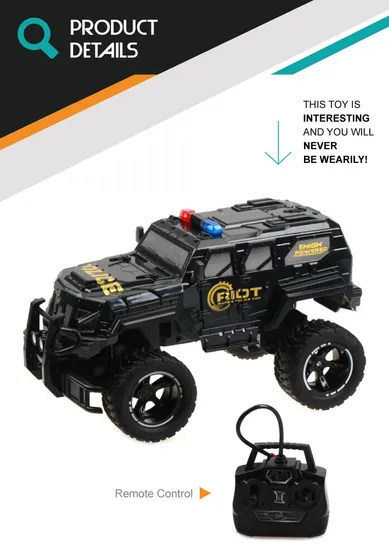 Wholesale Toy Police 1: 14 Scale Remote Control Electric RC Military Trucks Cars for Kids