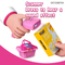 Home Market Game Smallscanner Toy Vending Machine Pretend Play Grocery Store Shopping Carts for Kids with Plastic Deccert