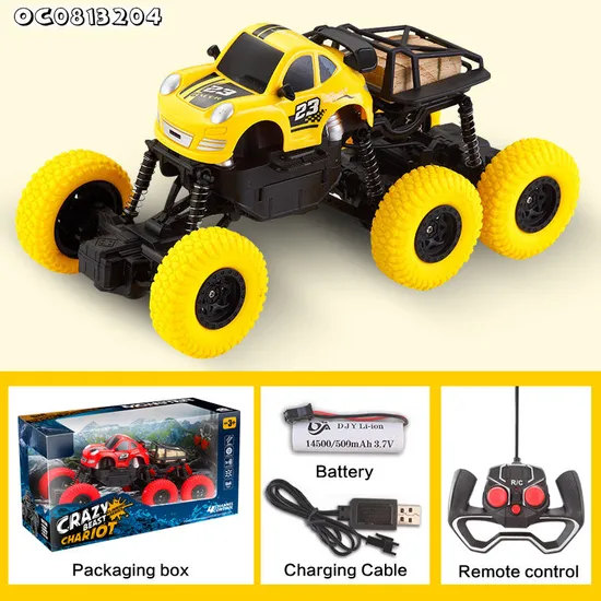 Rock Climbing Electric Toy Charging 6 Wheel 1: 16 Model with Remote Control off Road RC Car for Kids