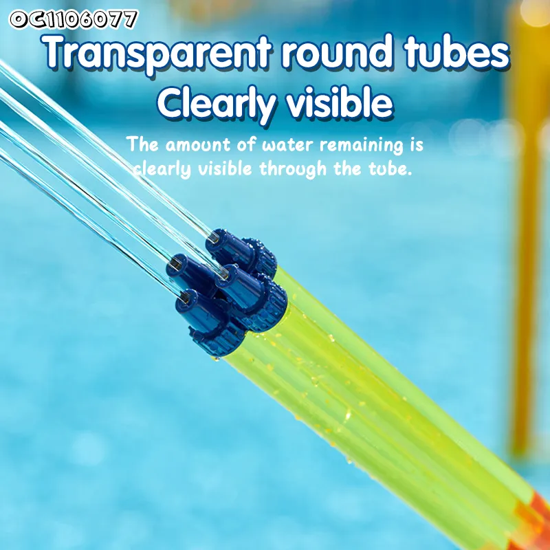 Wholesale Big Hand Plastic Hand Pump Fun Newtoys Long Range High Pressure Water Gun with 4 Tubes