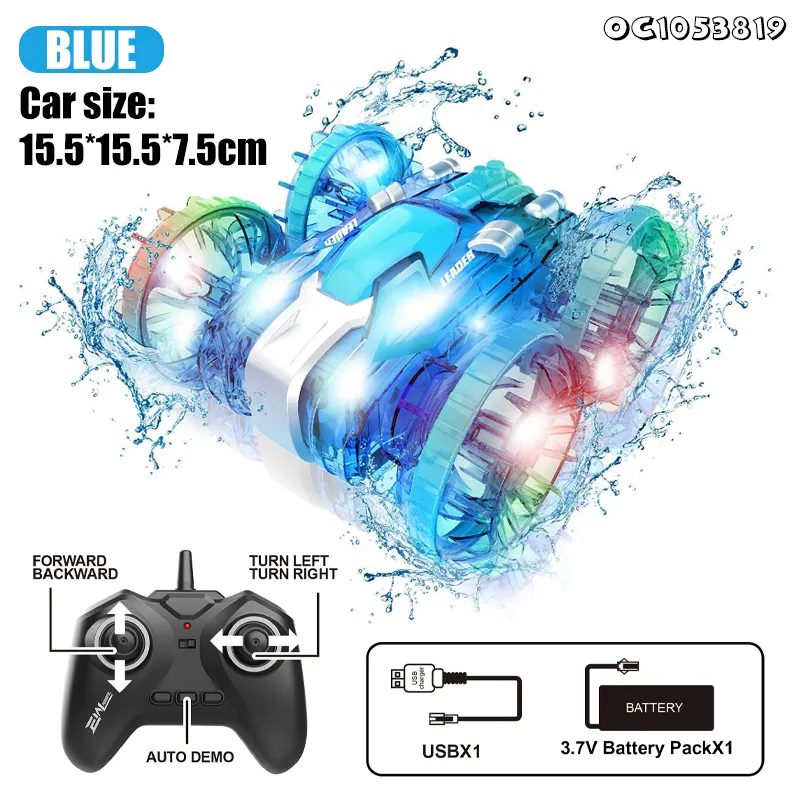 4WD Waterproof Double Sided Remote Control Challenge Toy RC New Stunt Car for Kids and Adult
