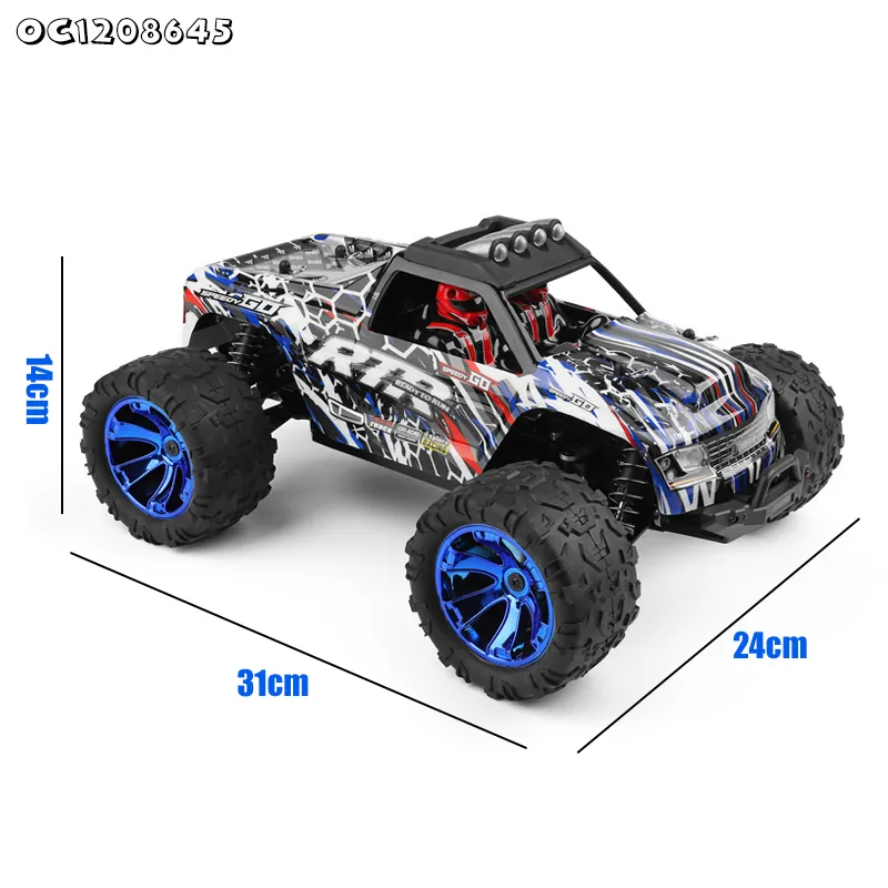4 Wd 1: 14 Scale Remote Control RC Toy Electric High Quality Car off Road Vehicle Toys Car with LED Flash Light