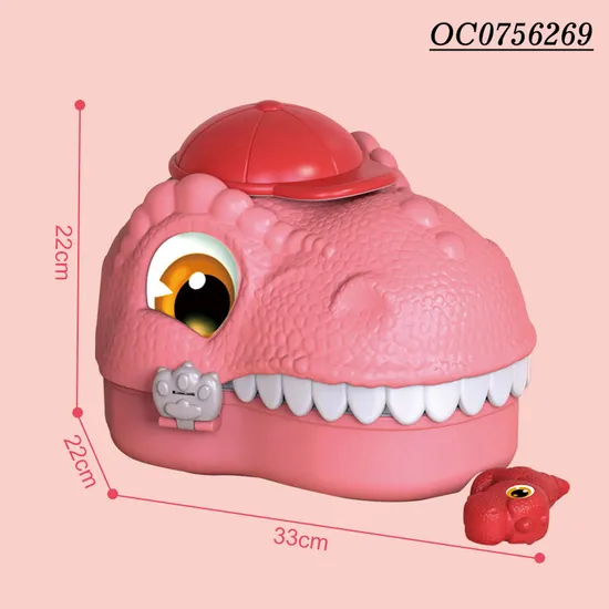 Dinosaur Table Pretty Beauty Salon Dresser Makeup Bag Set Toy for Girls
