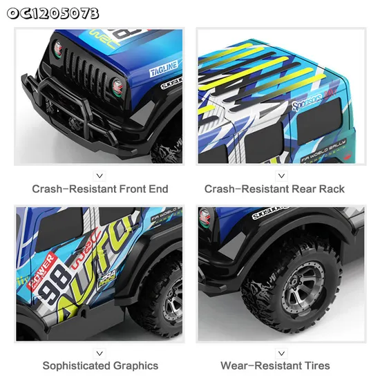 Large Size RC Race off Road with LED Light for Kids Drift Games with Remote Control Wholesale Toys Cars