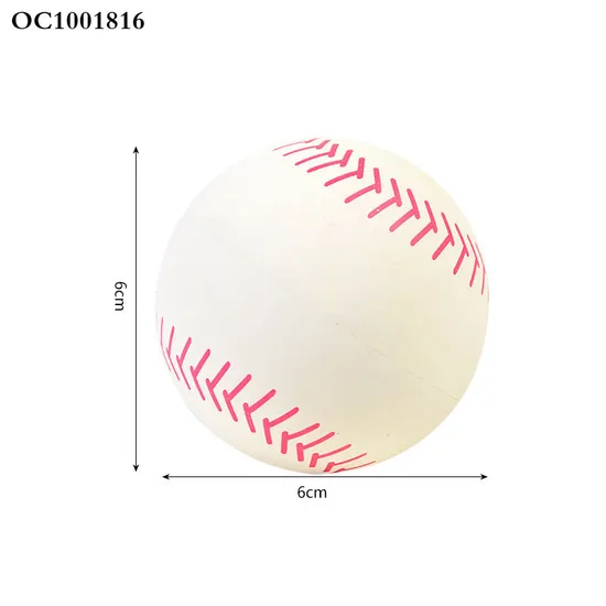 24PCS Cheap Toys Wholesale Rubber Baseball Stress Relief Squeeze Toys Stress Ball for Adults Kids