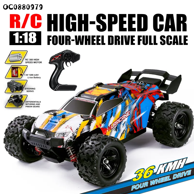 1: 18 Scale RC Car Collection Toys Manufacturer for Kids with Remote Control High Speed with Rechargeable Battery for Kids Boys