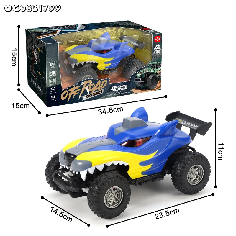 4WD 1: 16 Scale Hobby Grade RC Car Remote Contro Model Electric Animals Car for Wholesale