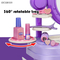 Fashion Make up Girls Beauty Toy 2 in 1 Dress up Game Role Play Toy Beauty Vanity Table with Mirror Multi Accessories Whole Sale