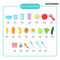 Vegetable Dish Washing Toy Set Kitchen Sink with Accessories Toys for Pretend Play