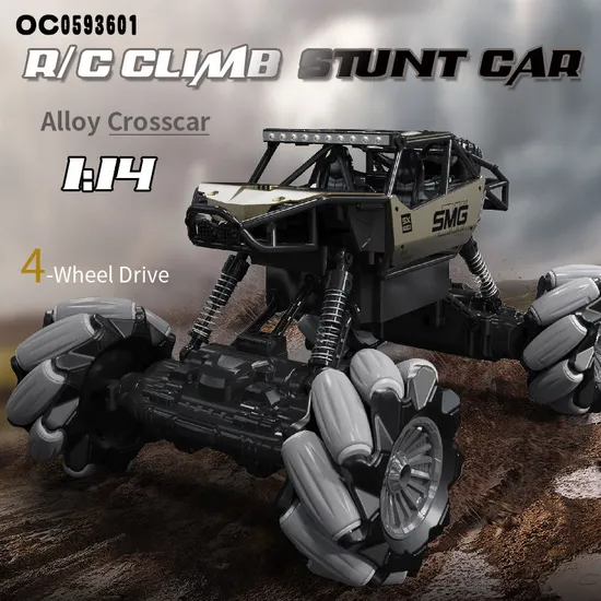 Electric Stunt 1/4 Scale Hand Gesture Drift RC Stunt Alloy Model Car Toys
