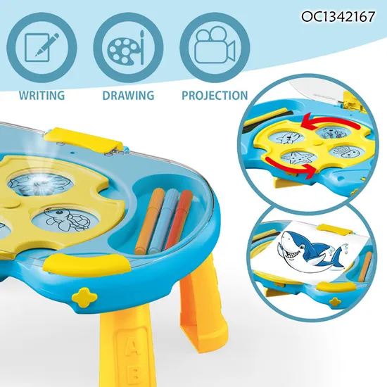 Wholesale Magnetic Toy Children DIY Color Electronic Educational Learning LED Drawing Board