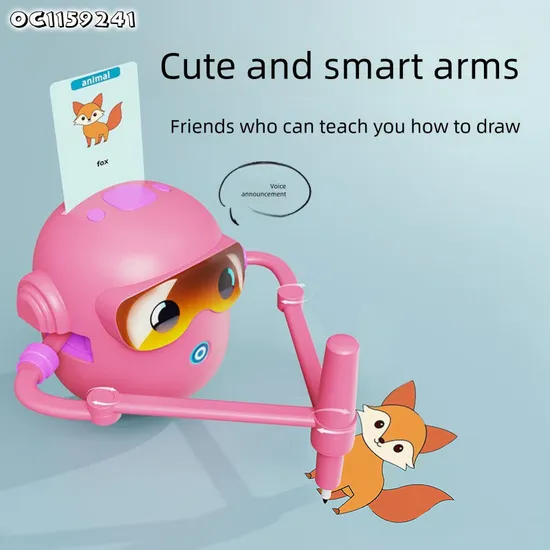 Drawing Learning Art Painting Educational Drawing Interactive Robot Machine Montessori Educational Toys for Children