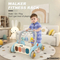 Wholesale New Model Gym Piano Playing Mat Plastic Frame Manufacture Multifunctional Funny 2-in-1kids Baby Walker